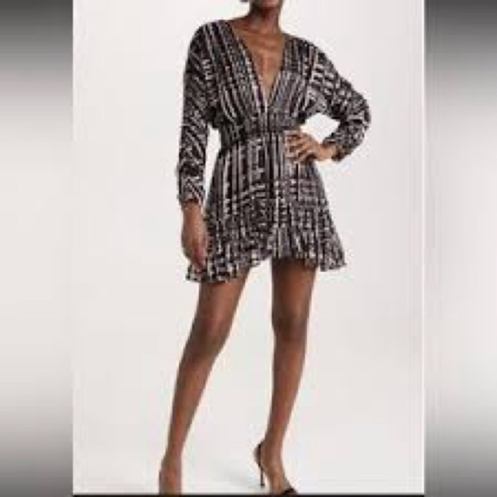 NWT Misa Los Angeles Chiffon Mini Dress Size Small